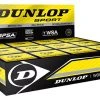 Dunlop Pro Double Yellow Dot Squash Balls 12 Pack -Sports - Racquet Sports dunlop pro squash balls 12 pack 09150 46046.1698769713