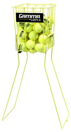 Gamma Hi Rise 75 With Wheels Ball Basket -Sports - Racquet Sports gamma hi rise 75 with wheels ball basket yellow 86347 09482.1706549722