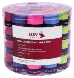 MSV Cyber Wet Overgrip 60 Pack -Sports - Racquet Sports msv cyber wet overgrip 60 pack assorted 43827 29358.1698772452