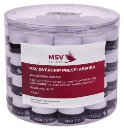 MSV Prespi Absorb Overgrip 60 Pack -Sports - Racquet Sports msv prespi absorb overgrip 60 pack white 99819 54060.1698771980