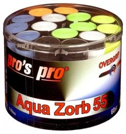 Pro's Pro Aqua Zorb 55 Overgrip 60 Pack -Sports - Racquet Sports pros pro aqua zorb 55 overgrip 60 pack assorted 19116 71570.1698770505