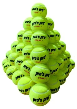 Pro's Pro Court+ Tennis Balls 60 Pack