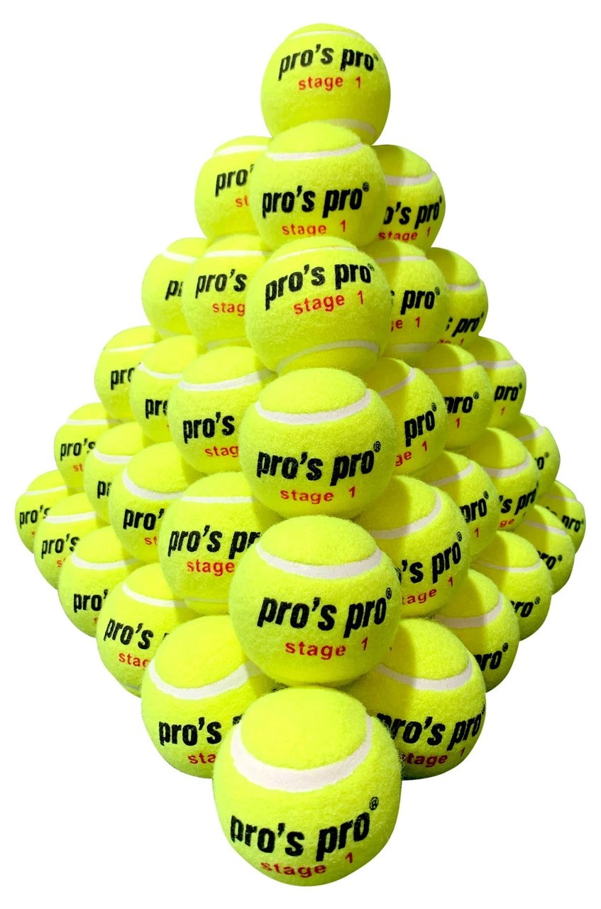 Pro's Pro Stage 1 Green Junior Tennis Balls 60 Pack 3 Pro's Pro Stage 1 Green Junior Tennis Balls 60 Pack