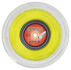 Pro's Pro Synthetic Gut 16 1.30mm 200M Reel -Sports - Racquet Sports pros pro synthetic gut 16 200m reel yellow 93407 92773.1698770192