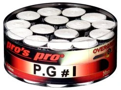 Pro's Pro Perforated Overgrip 30 Pack -Sports - Racquet Sports pros pro perforated overgrip 30 pack white 49220 54436.1698770223