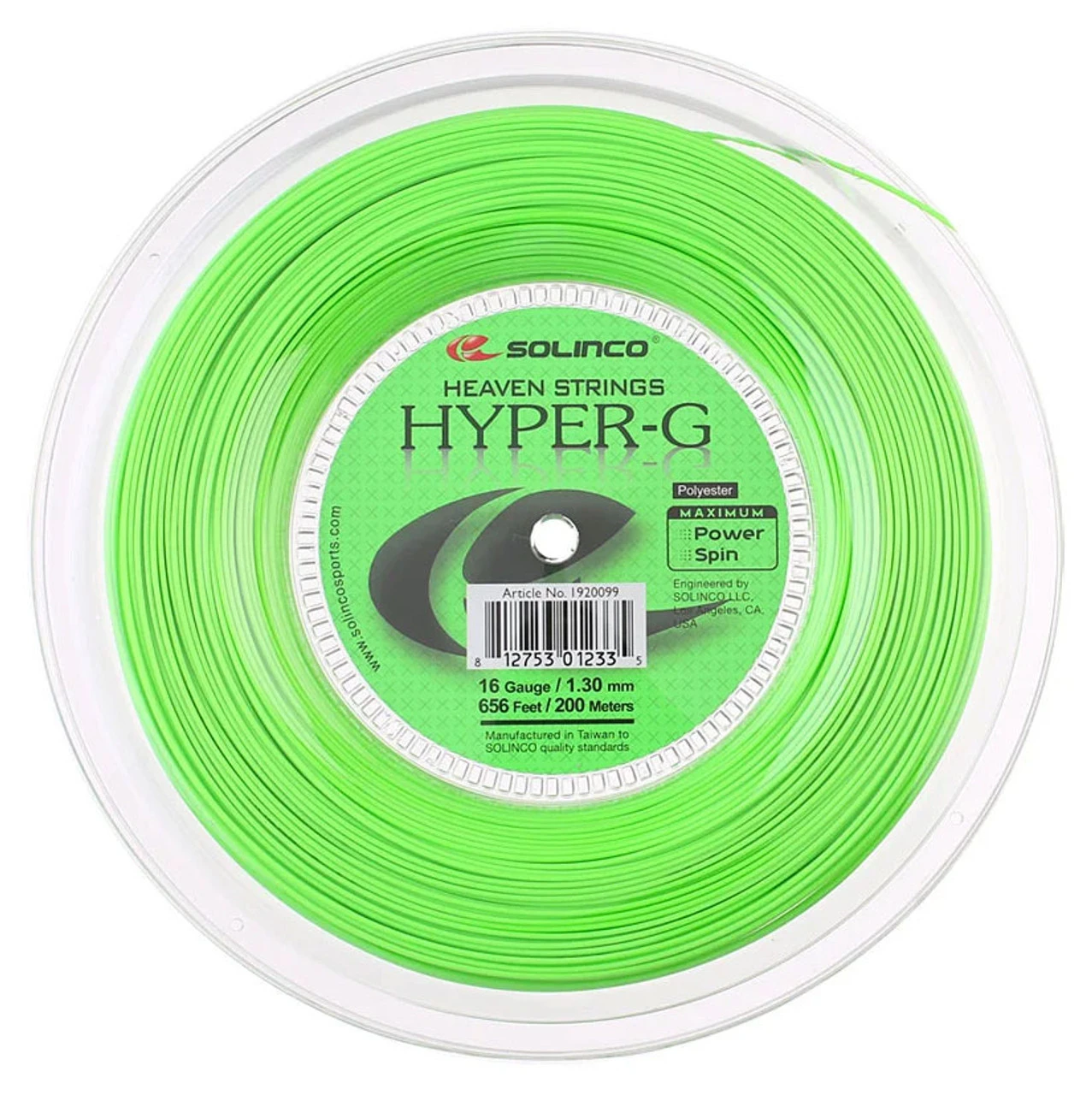 Solinco Hyper-G 16 1.30mm 200M Reel 3 Solinco Hyper-G 16 1.30mm 200M Reel