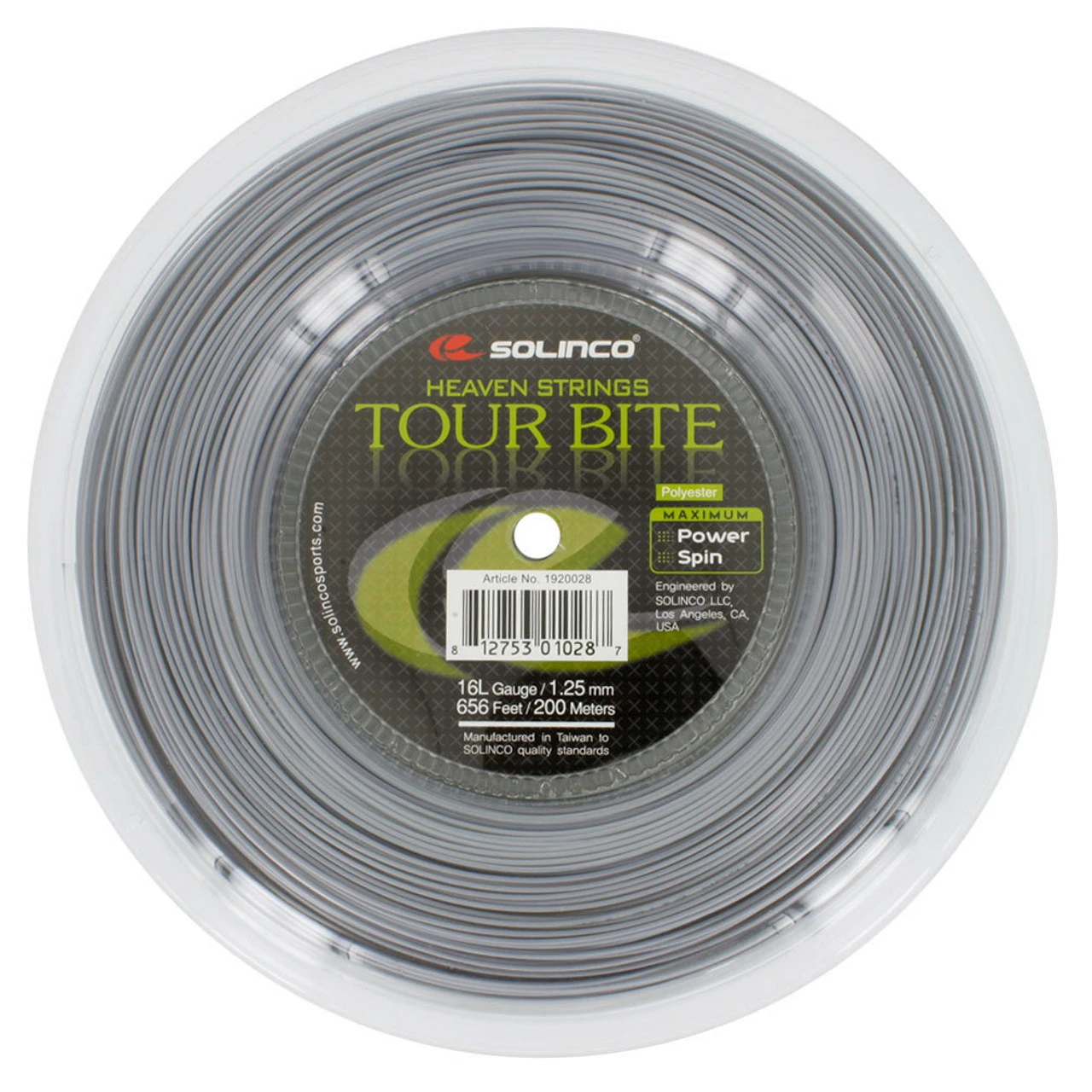 Solinco Tour Bite 16L 1.25mm 200M Reel 3 Solinco Tour Bite 16L 1.25mm 200M Reel