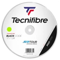 Tecnifibre BlackCode 17 1.24mm 200M Reel -Sports - Racquet Sports tecnifibre blackcode 17 1 24mm 200m reel green 76333 39388.1698769945