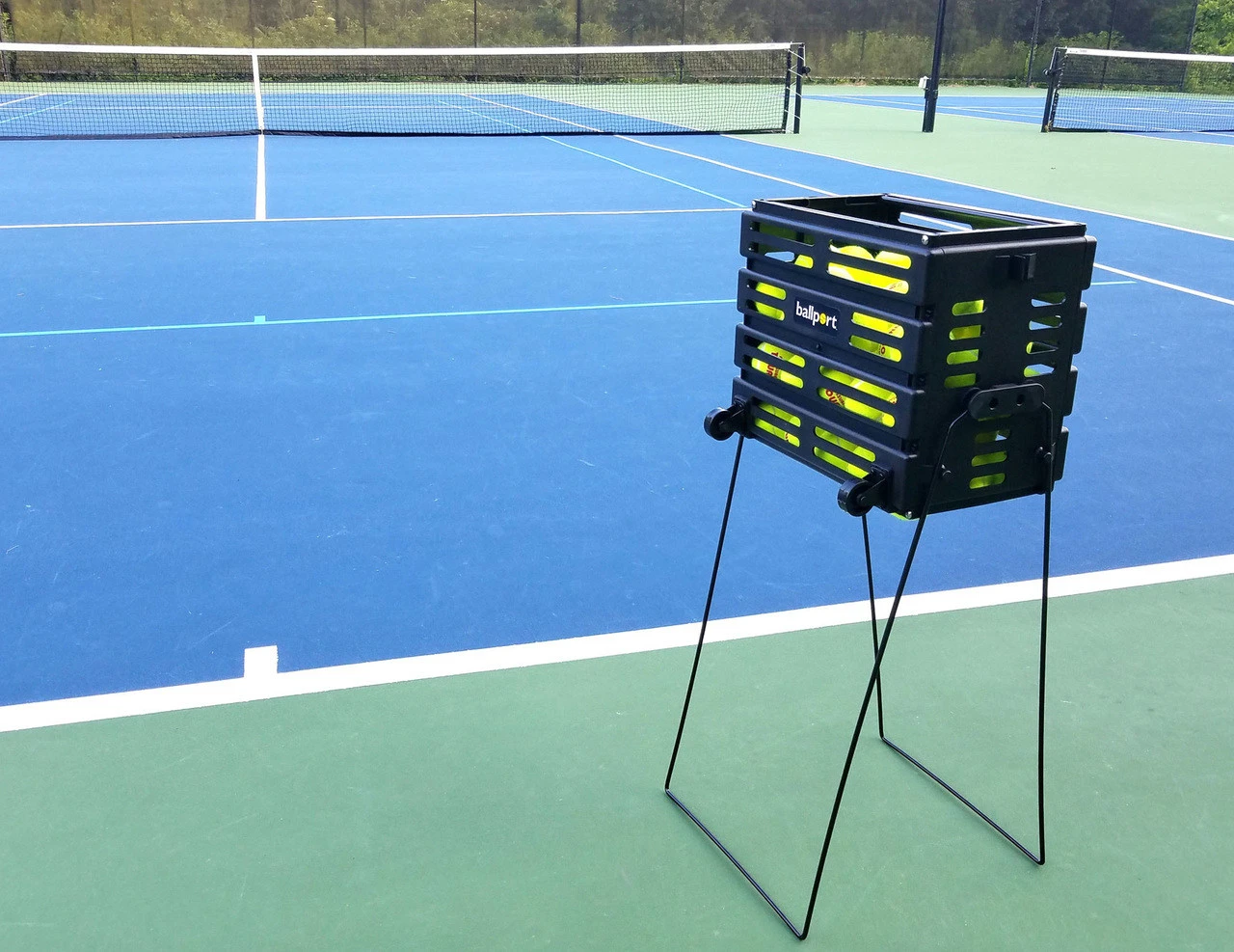 Tourna Ball Port Deluxe Polypropylene 80 Ball Basket 4 Tourna Ball Port Deluxe Polypropylene 80 Ball Basket - Image 2