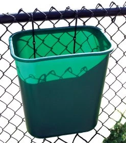 Tourna Tennis Court Tidy Bin -Sports - Racquet Sports tourna tennis court tidy bin green individual 19343 67779.1698771161