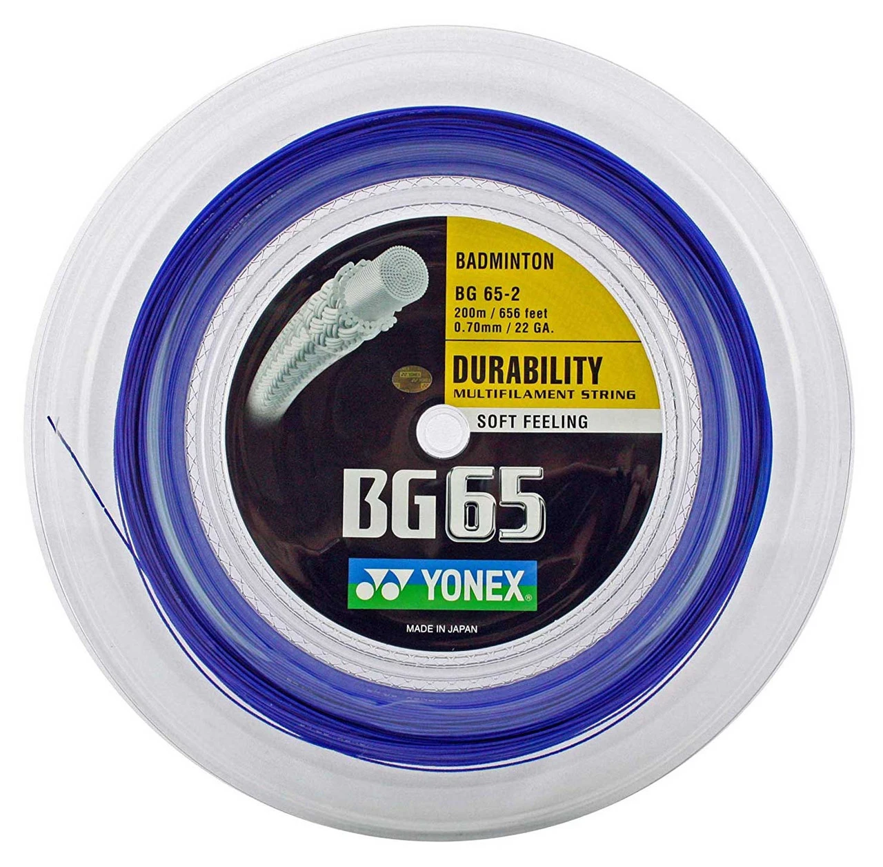 Yonex BG65 0.70mm Badminton 200M Reel 4 Yonex BG65 0.70mm Badminton 200M Reel - Image 2