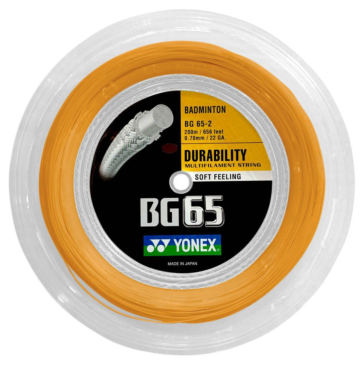 Yonex BG65 0.70mm Badminton 200M Reel 7 Yonex BG65 0.70mm Badminton 200M Reel - Image 5
