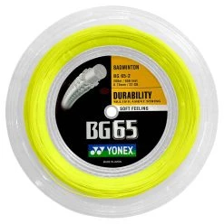 Yonex BG65 0.70mm Badminton 200M Reel 10 Yonex BG65 0.70mm Badminton 200M Reel -Sports - Racquet Sports yonex bg65 0 70mm badminton 200m reel yellow 81576 38947.1698769570