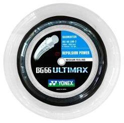 Yonex BG66 Ultimax 0.65mm Badminton 200M Reel -Sports - Racquet Sports yonex bg66 ultimax 0 65mm badminton 200m reel black 00179 47033.1698770317
