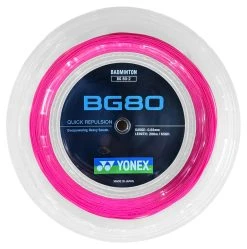 Yonex BG80 0.68mm Badminton 200M Reel -Sports - Racquet Sports yonex bg80 0 68mm badminton 200m reel pink 07582.1710948824