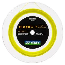 Yonex Exbolt 68 0.68mm Badminton 200M Reel -Sports - Racquet Sports yonex exbolt 68 0 68mm badminton 200m reel yellow 74905.1709819244