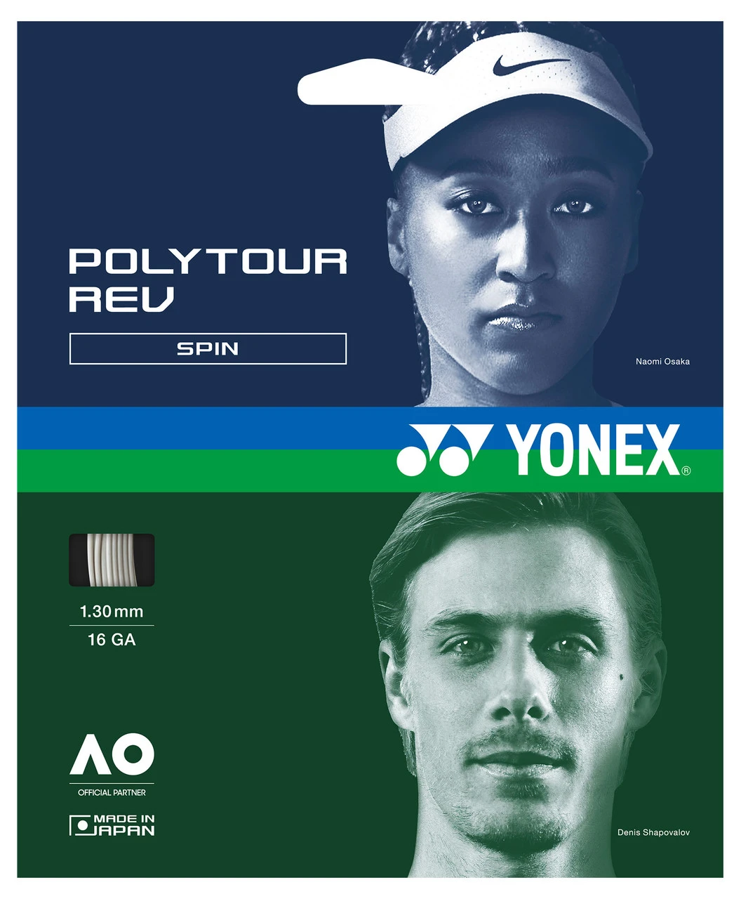 Yonex Poly Tour Rev 16 1.30mm Set 5 Yonex Poly Tour Rev 16 1.30mm Set - Image 3